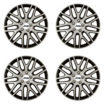 Puklice pre Jeep 16 Dakar NC silver and black