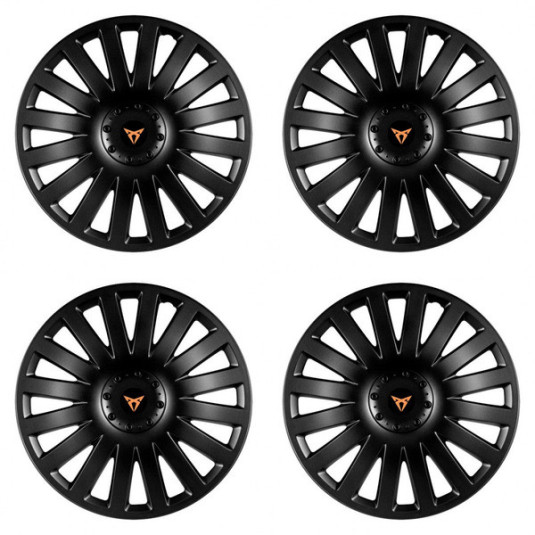 Puklice pre Cupra 14 Smart black