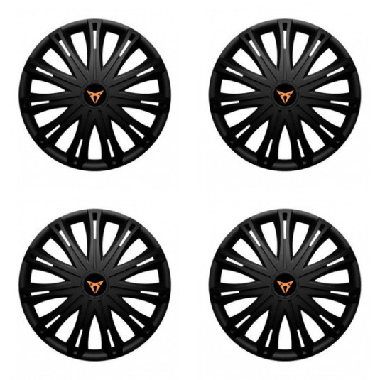 Puklice pre Cupra 14 SPARK BLACK1