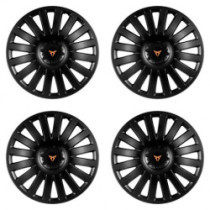 Puklice pre Cupra 15 Smart black