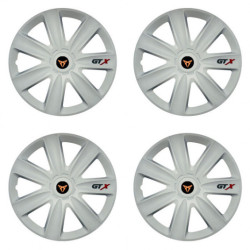 Puklice pre Cupra 15 GTX carbon white