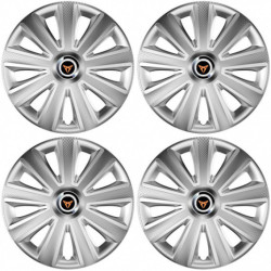 Puklice pre Cupra 15 Aviator carbon silver