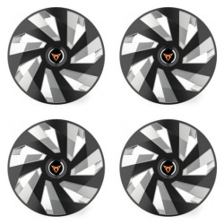 Puklice pre Cupra 15 Vector RC black and silver