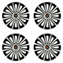 Puklice pre Cupra 15 TREND silver and black