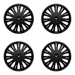 Puklice pre Cupra 15 SPARK BLACK