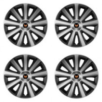 Puklice pre Cupra 16 Aviator carbon silver&black