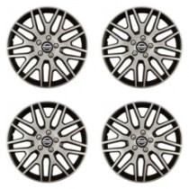 Puklice pre Nissan 14 Dakar NC silver and black