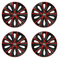 Puklice pre Nissan 14 RAPIDE red and black