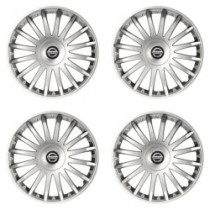 Puklice pre Nissan 15 CRYSTAL silver