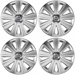 Puklice pre Nissan 16 Aviator carbon RC 16 silver