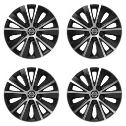 Puklice pre Nissan 16 RAPIDE silver and black