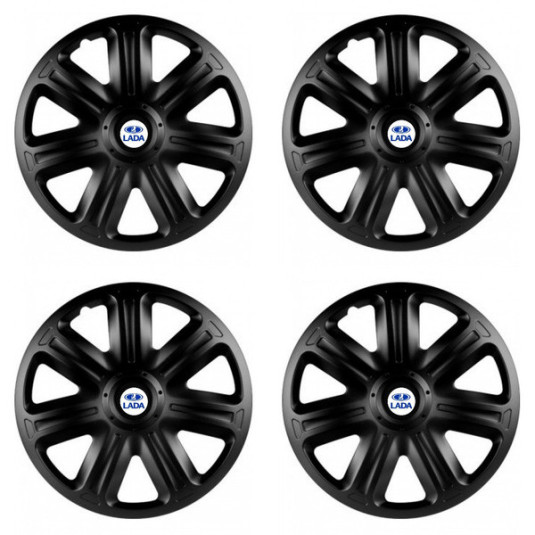 Puklice pre Lada 14 COMFORT BLACK