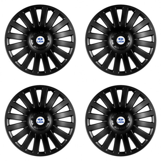 Puklice pre Lada 15 Smart black