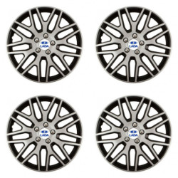 Puklice pre Lada 16 Dakar NC silver and black