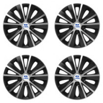 Puklice pre Lada 16 RAPIDE silver and black