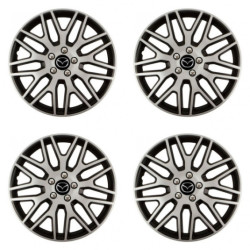 Puklice pre Mazda 14 Dakar NC silver and black