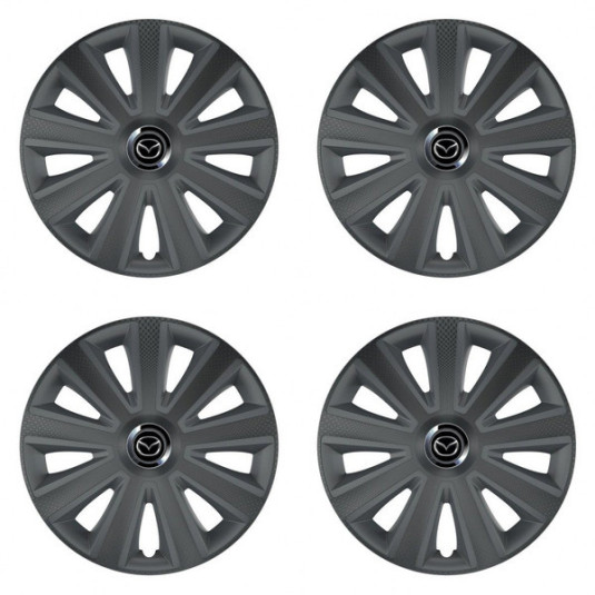 Puklice pre Mazda 15 Aviator carbon grafite