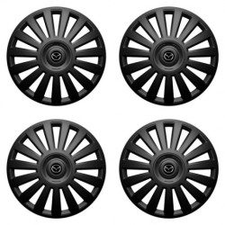 Puklice pre Mazda 16 Luxury black