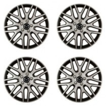 Puklice pre Mazda 16 Dakar NC silver and black