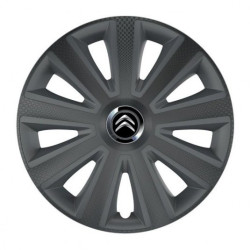 Puklice pre Citroen 15 Aviator carbon grafite