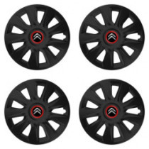 Puklice pre Citroen 15 STRATOS RR black