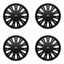 Puklice pre Citroen 15 SPARK BLACK