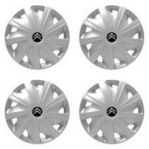 Puklice pre Citroen pre dodávky 15 Craft silver