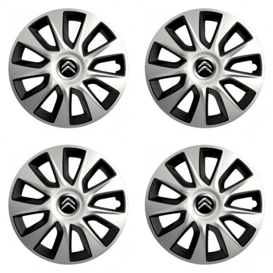 Puklice pre Citroen 16 STRATOS double colour