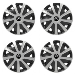 Puklice pre Citroen pre dodávky 16 Craft silver and black