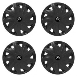 Puklice pre Citroen pre dodávky 16 Craft black