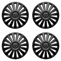 Puklice pre Mercedes 14 Luxury black