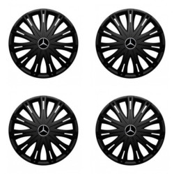 Puklice pre Mercedes 14 SPARK BLACK1