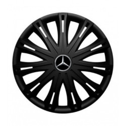 Puklice pre Mercedes 15 SPARK BLACK