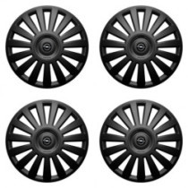 Puklice pre Opel 15 Luxury black