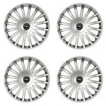 Puklice pre Opel 15 CRYSTAL silver