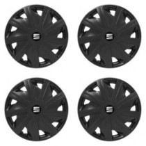 Puklice pre Seat pre dodávky 15 Craft black