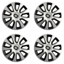 Puklice pre Seat 17 STRATOS double colour