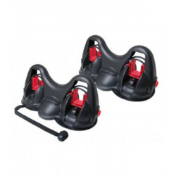 Magnetický nosič lyží s kľúčom