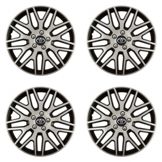 Puklice pre Toyota 14 Dakar NC silver and black