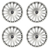 Puklice pre Toyota 15 CRYSTAL silver