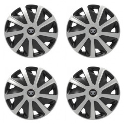 Puklice pre Toyota pre dodávky 15 Craft silver and black