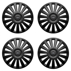 Puklice pre Toyota 16 Luxury black