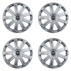 Puklice pre Toyota 16 Evo silver