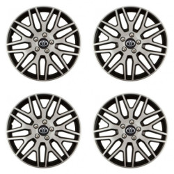 Puklice pre Toyota 16 Dakar NC silver and black