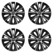 Puklice pre Toyota 16 RAPIDE silver and black