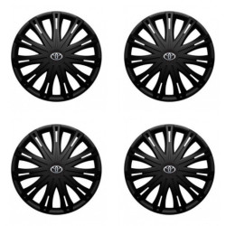 Puklice pre Toyota 16 SPARK BLACK