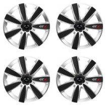 Puklice pre Sangyong 14 GTX CARBON silver/black