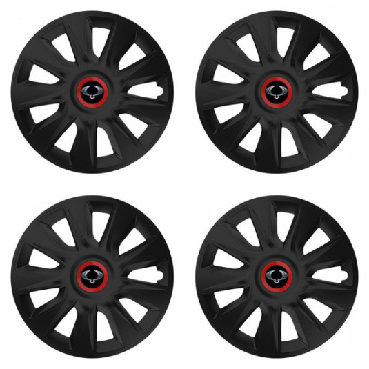 Puklice pre Sangyong 14 STRATOS RR black