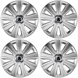 Puklice pre Sangyong 15 Aviator carbon silver