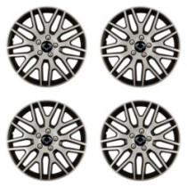 Puklice pre Sangyong 16 Dakar NC silver and black